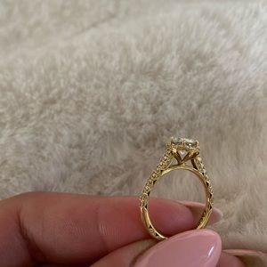 Stunning 1.32 carat appraised at $20,500.00 Authentic TACORI engagement ring.